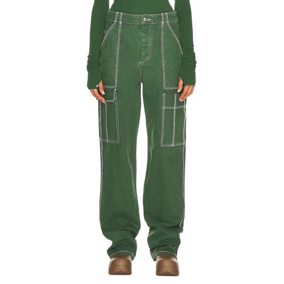 Helsa Pants - Helsa Utility Green Cargo Pants Size S